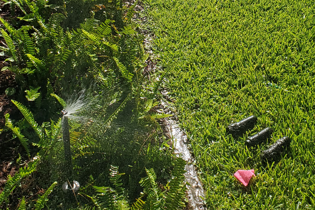 Sprinkler repair in Boca Raton, FL
